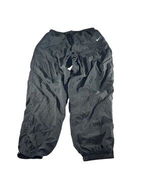 Vintage 90s Nike Mens Black Extra Baggy Track Sweatpants Wide Leg Size 2XL